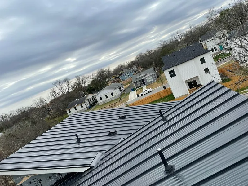 Standing seam metal roof panels with vents for Skylight Repair in Bridgewater Town